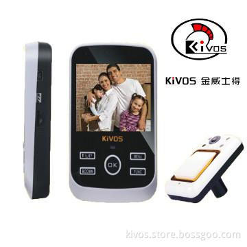 Intelligent door bell with LCD 3.5inch, USB charger